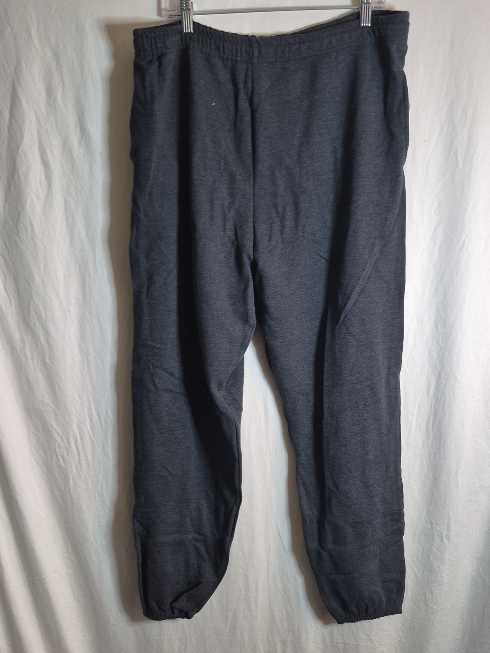 Fruit of the Loom Dark Gray Elastic Waist Sweatpants